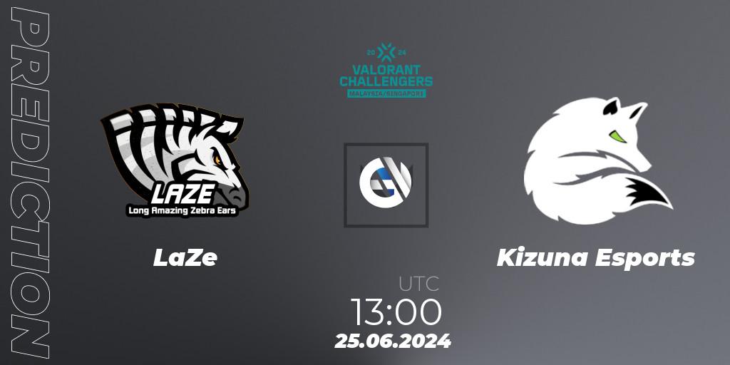LaZe - Kizuna Esports: ennuste. 25.06.2024 at 13:00, VALORANT, VALORANT Challengers 2024 Malaysia and Singapore: Split 2