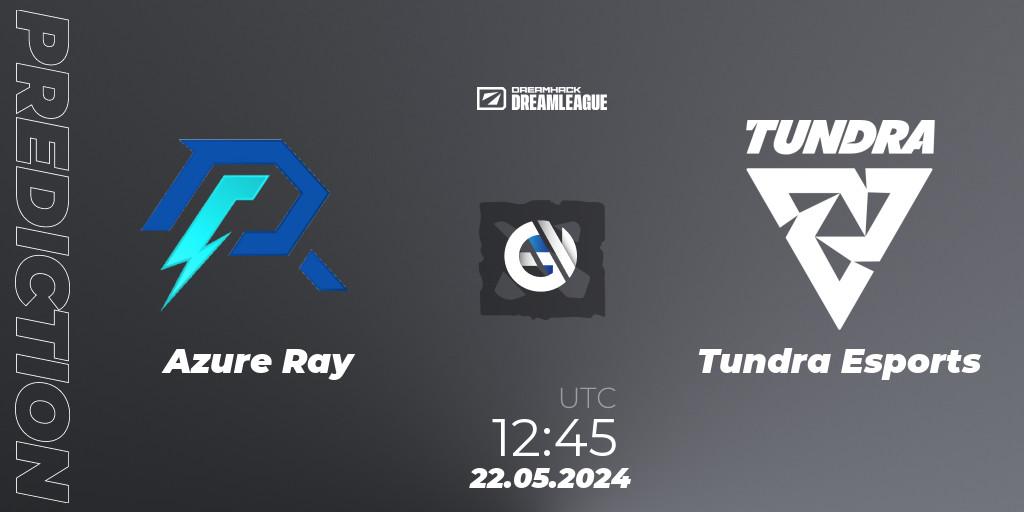 Azure Ray - Tundra Esports: ennuste. 22.05.2024 at 13:00, Dota 2, DreamLeague Season 23