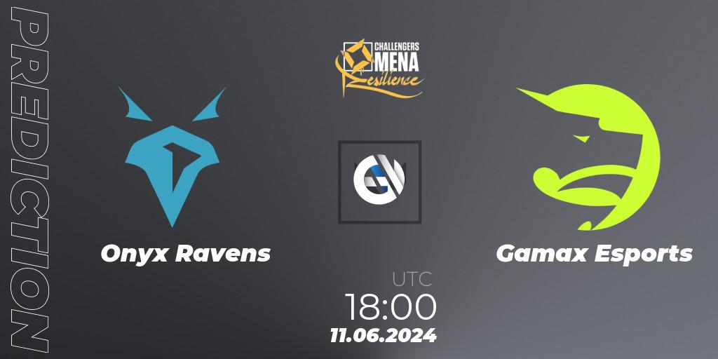 Onyx Ravens - Gamax Esports: ennuste. 11.06.2024 at 18:00, VALORANT, VALORANT Challengers 2024 MENA: Resilience Split 2 - Levant and North Africa