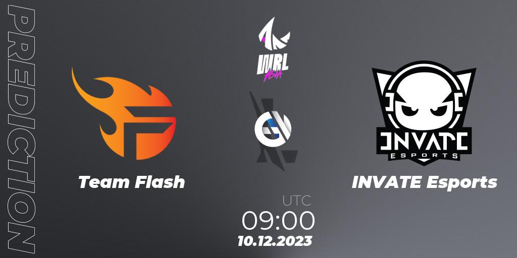 Team Flash - INVATE Esports: ennuste. 10.12.2023 at 09:00, Wild Rift, WRL Asia 2023 - Season 2 - Regular Season