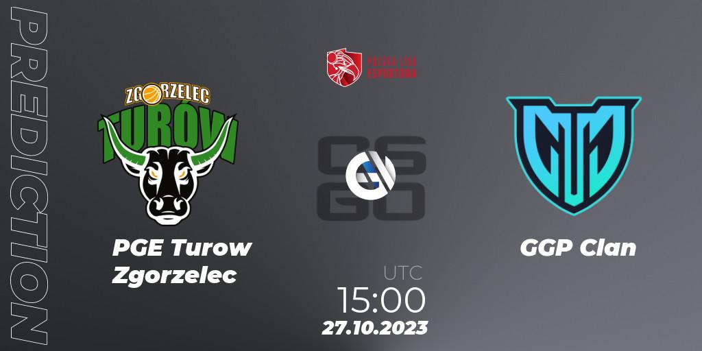 PGE Turow Zgorzelec - GGP Clan: ennuste. 27.10.2023 at 15:00, Counter-Strike (CS2), Polska Liga Esportowa 2023: Split #3