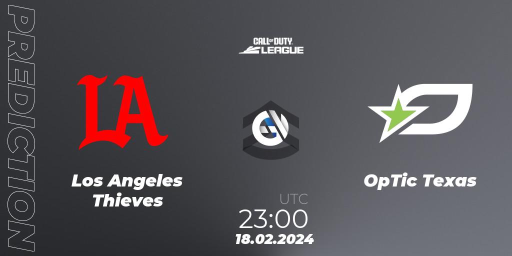 Los Angeles Thieves - OpTic Texas: ennuste. 18.02.24, Call of Duty, Call of Duty League 2024: Stage 2 Major Qualifiers