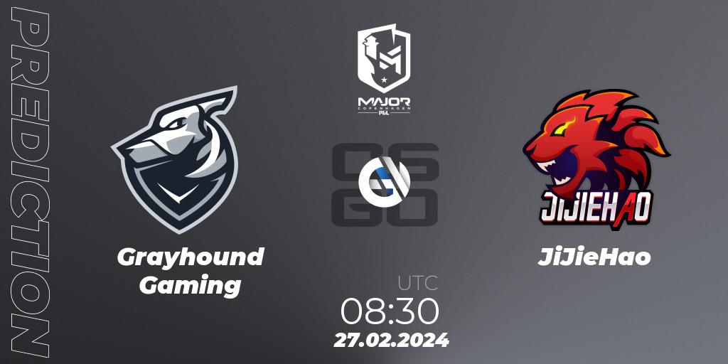 Grayhound Gaming - JiJieHao: ennuste. 27.02.24, CS2 (CS:GO), PGL CS2 Major Copenhagen 2024 Asia RMR