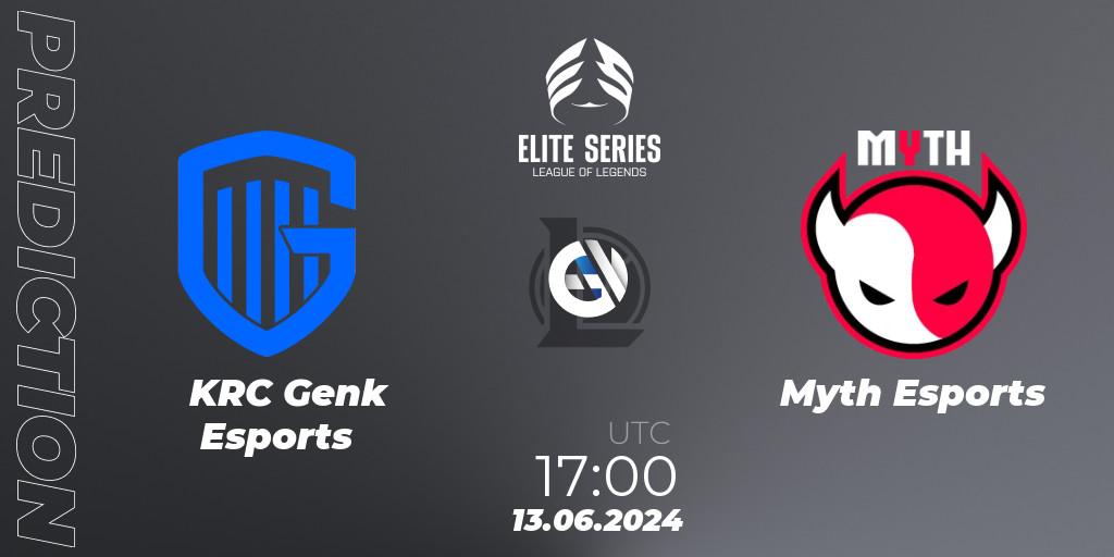 KRC Genk Esports - Myth Esports: ennuste. 13.06.2024 at 17:00, LoL, Elite Series Summer 2024
