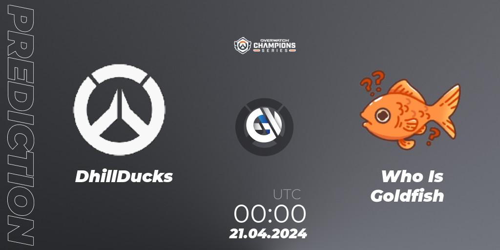 DhillDucks - Who Is Goldfish: ennuste. 21.04.2024 at 00:00, Overwatch, Overwatch Champions Series 2024 - North America Stage 2 Group Stage