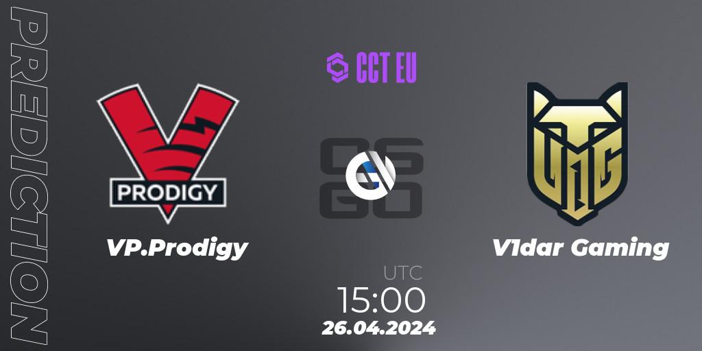 VP.Prodigy - V1dar Gaming: ennuste. 26.04.2024 at 15:00, Counter-Strike (CS2), CCT Season 2 Europe Series 2 Closed Qualifier