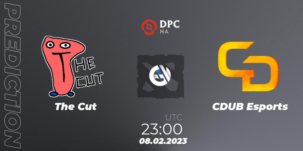 The Cut - CDUB Esports: ennuste. 08.02.23, Dota 2, DPC 2022/2023 Winter Tour 1: NA Division II (Lower)