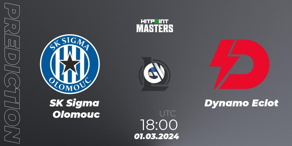 SK Sigma Olomouc - Dynamo Eclot: ennuste. 01.03.24, LoL, Hitpoint Masters Spring 2024