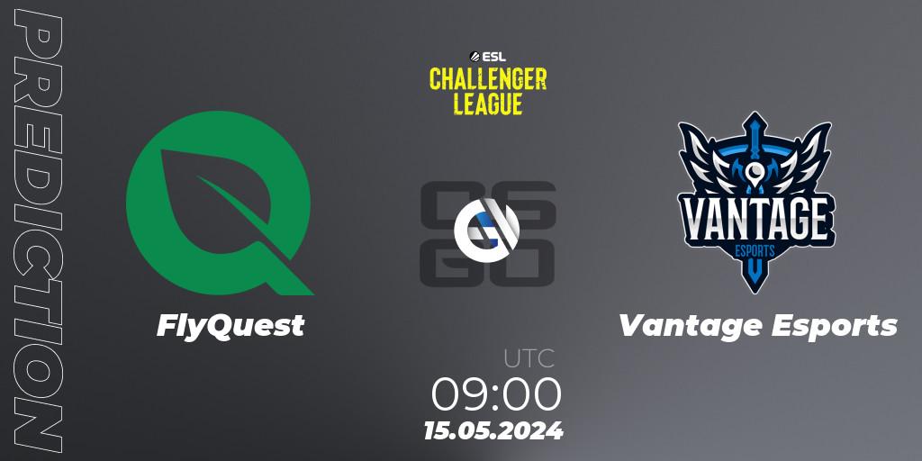 FlyQuest - Vantage Esports: ennuste. 15.05.2024 at 09:00, Counter-Strike (CS2), ESL Challenger League Season 47: Oceania