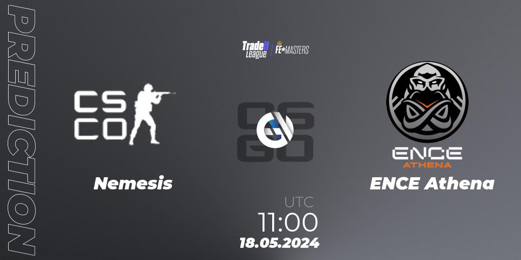 Nemesis - ENCE Athena: ennuste. 18.05.2024 at 11:00, Counter-Strike (CS2), Tradeit League FE Masters #3