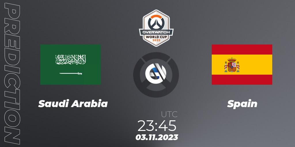 Saudi Arabia - Spain: ennuste. 03.11.2023 at 23:45, Overwatch, Overwatch World Cup 2023