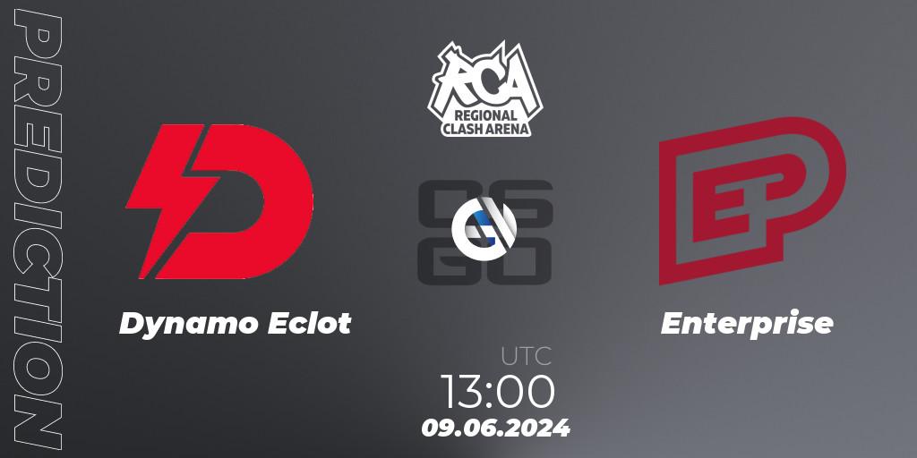 Dynamo Eclot - Enterprise: ennuste. 09.06.2024 at 13:00, Counter-Strike (CS2), Regional Clash Arena Europe