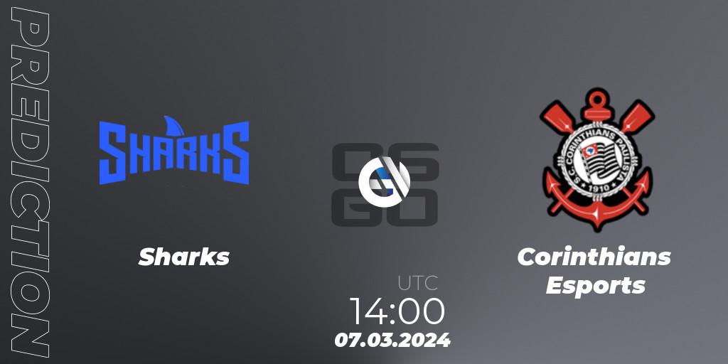 Sharks - Corinthians Esports: ennuste. 07.03.24, CS2 (CS:GO), RES Latin American Series #2