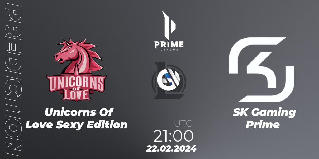 Unicorns Of Love Sexy Edition - SK Gaming Prime: ennuste. 22.02.24, LoL, Prime League Spring 2024 - Group Stage