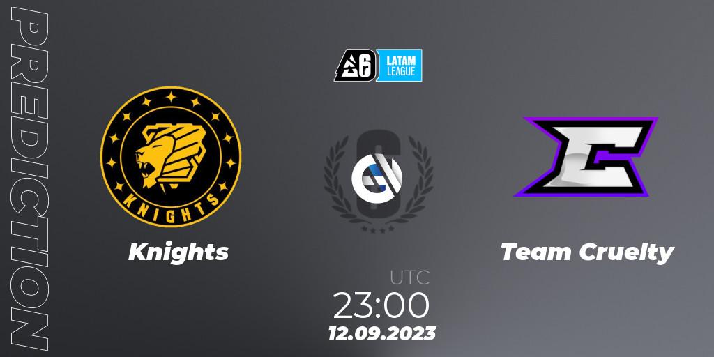 Knights - Team Cruelty: ennuste. 12.09.2023 at 23:00, Rainbow Six, LATAM League 2023 - Stage 2