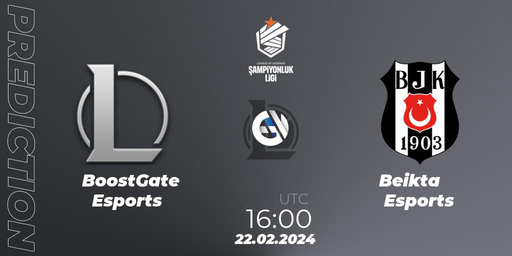 BoostGate Esports - Beşiktaş Esports: ennuste. 22.02.2024 at 16:00, LoL, TCL Winter 2024
