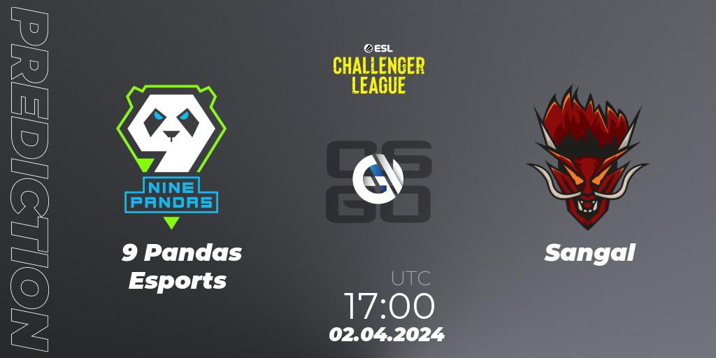 9 Pandas Esports - Sangal: ennuste. 02.04.24, CS2 (CS:GO), ESL Challenger League Season 47: Europe
