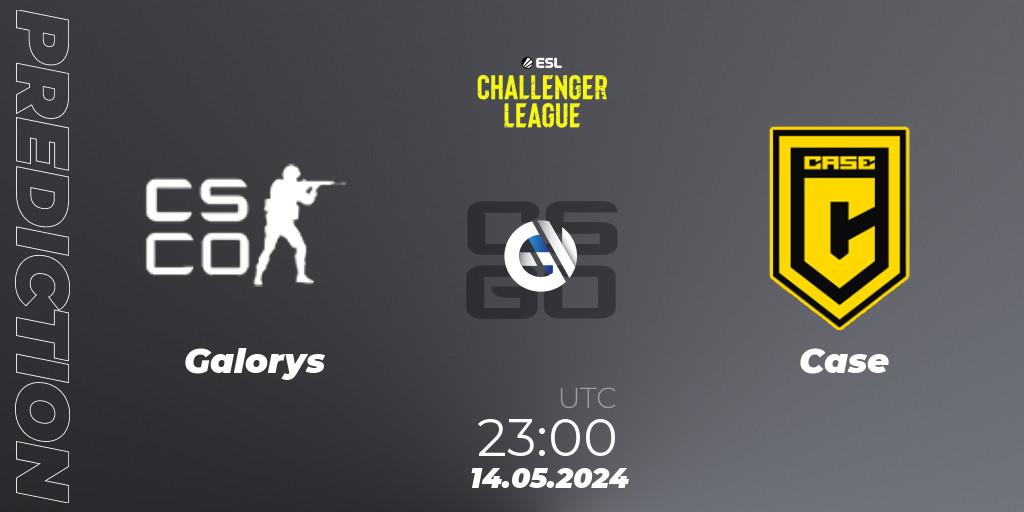 Galorys - Case: ennuste. 14.05.2024 at 23:15, Counter-Strike (CS2), ESL Challenger League Season 47: South America