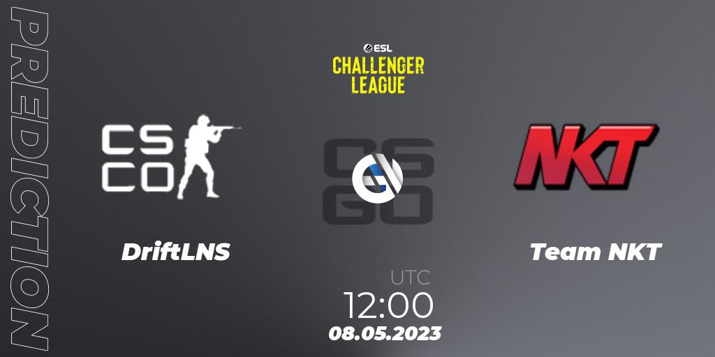 DriftLNS - Team NKT: ennuste. 08.05.2023 at 12:00, Counter-Strike (CS2), ESL Challenger League Season 45: Asia-Pacific