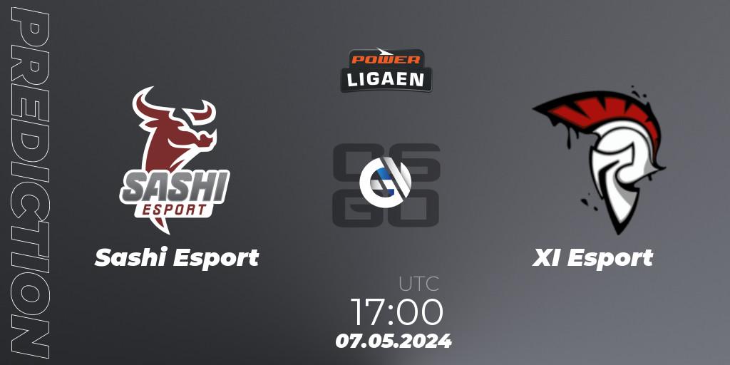Sashi Esport - XI Esport: ennuste. 07.05.2024 at 17:00, Counter-Strike (CS2), Dust2.dk Ligaen Season 26