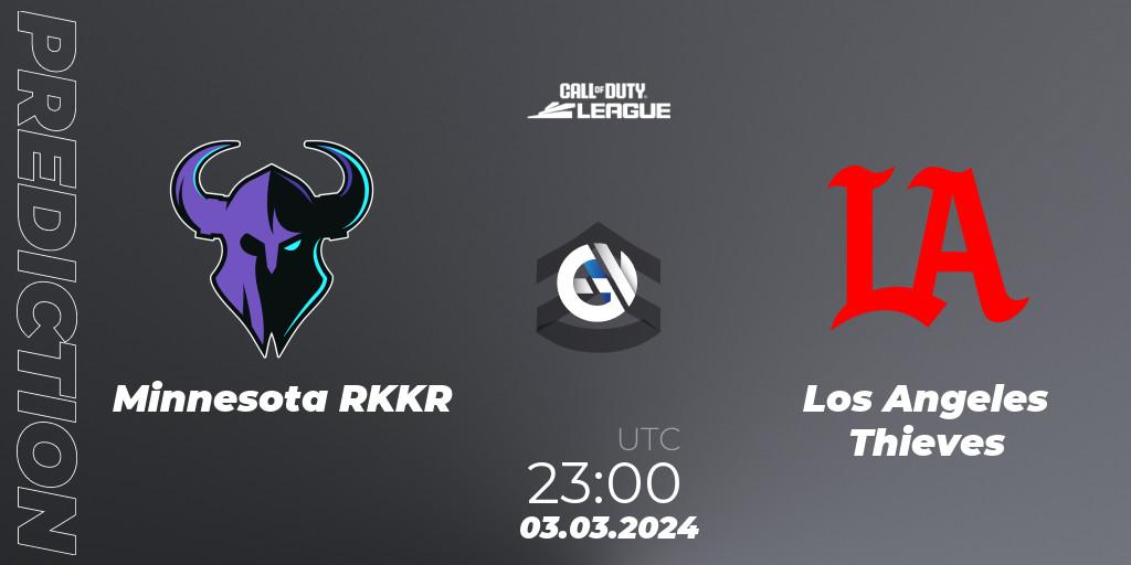 Minnesota RØKKR - Los Angeles Thieves: ennuste. 03.03.2024 at 23:00, Call of Duty, Call of Duty League 2024: Stage 2 Major Qualifiers