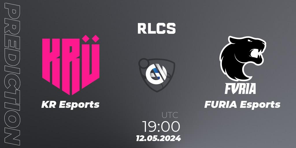 KRÜ Esports - FURIA Esports: ennuste. 12.05.2024 at 19:00, Rocket League, RLCS 2024 - Major 2: SAM Open Qualifier 5