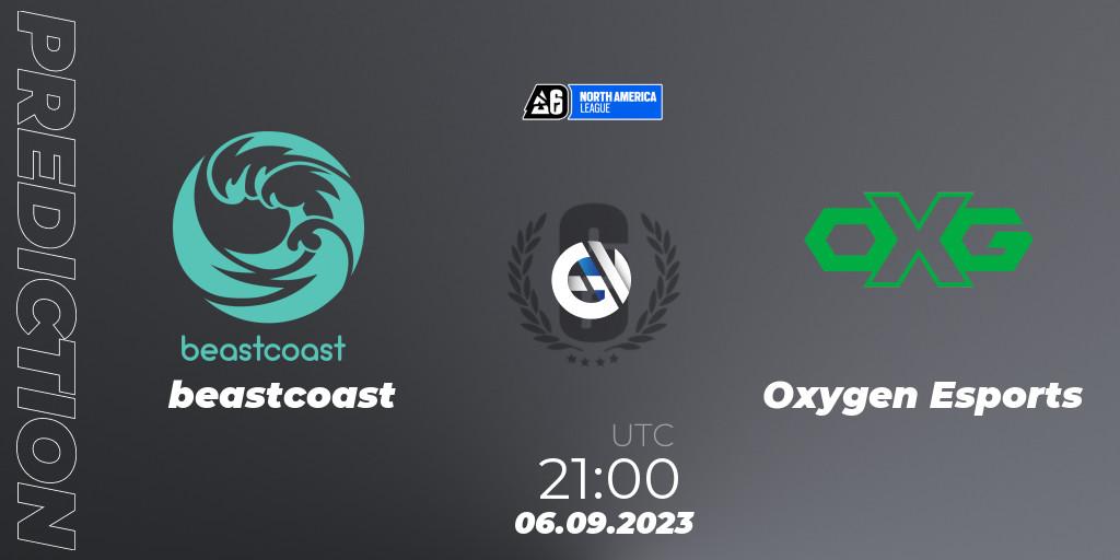beastcoast - Oxygen Esports: ennuste. 06.09.2023 at 21:45, Rainbow Six, North America League 2023 - Stage 2
