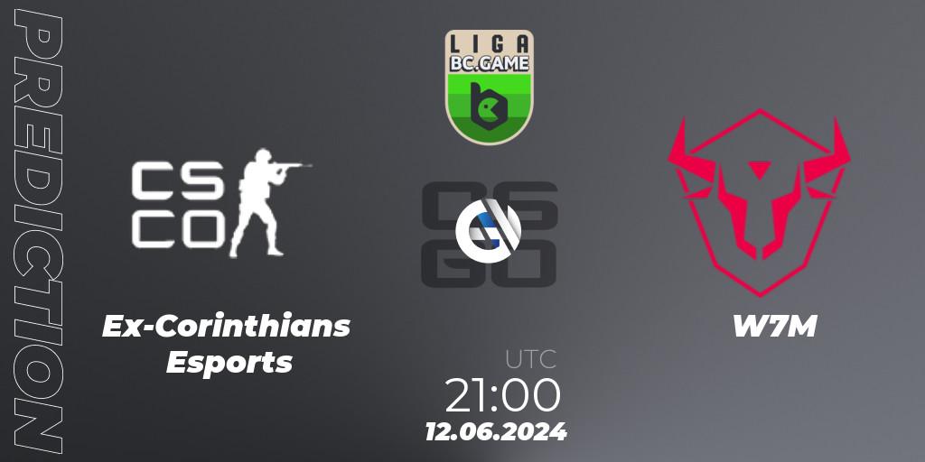 Ex-Corinthians Esports - W7M: ennuste. 14.06.2024 at 17:00, Counter-Strike (CS2), Dust2 Brasil Liga Season 3