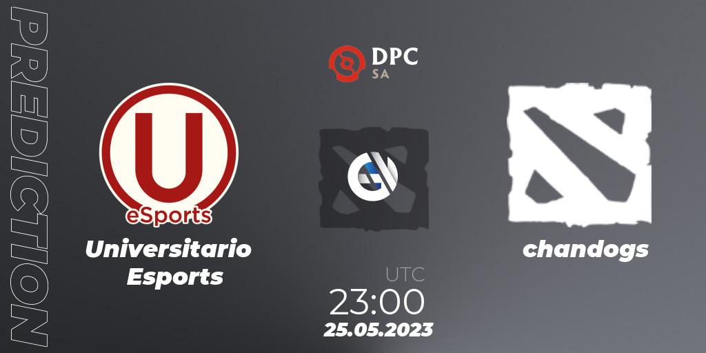 Universitario Esports - chandogs: ennuste. 25.05.2023 at 23:00, Dota 2, DPC 2023 Tour 3: SA Closed Qualifier