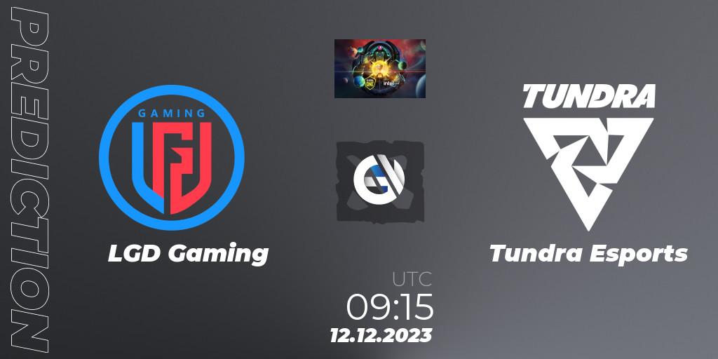 LGD Gaming - Tundra Esports: ennuste. 12.12.2023 at 09:34, Dota 2, ESL One - Kuala Lumpur 2023