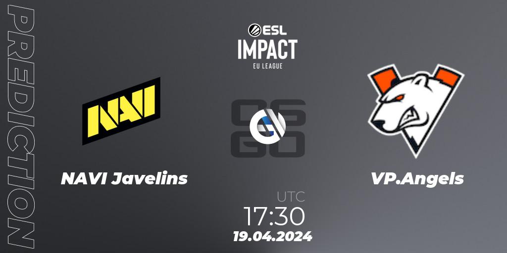 NAVI Javelins - VP.Angels: ennuste. 19.04.24, CS2 (CS:GO), ESL Impact League Season 5: Europe
