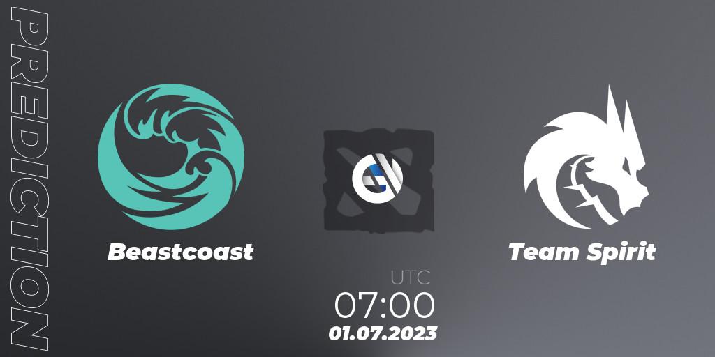 Beastcoast - Team Spirit: ennuste. 01.07.2023 at 06:28, Dota 2, Bali Major 2023 - Group Stage