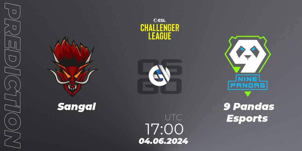 Sangal - 9 Pandas Esports: ennuste. 04.06.2024 at 17:00, Counter-Strike (CS2), ESL Challenger League Season 47: Europe