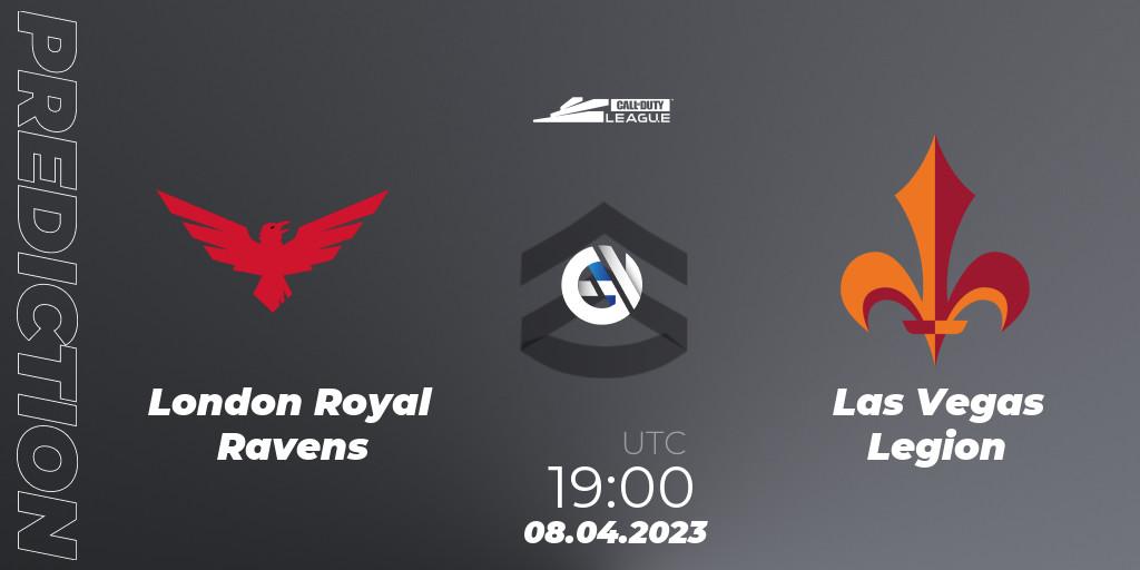 London Royal Ravens - Las Vegas Legion: ennuste. 08.04.2023 at 19:00, Call of Duty, Call of Duty League 2023: Stage 4 Major Qualifiers
