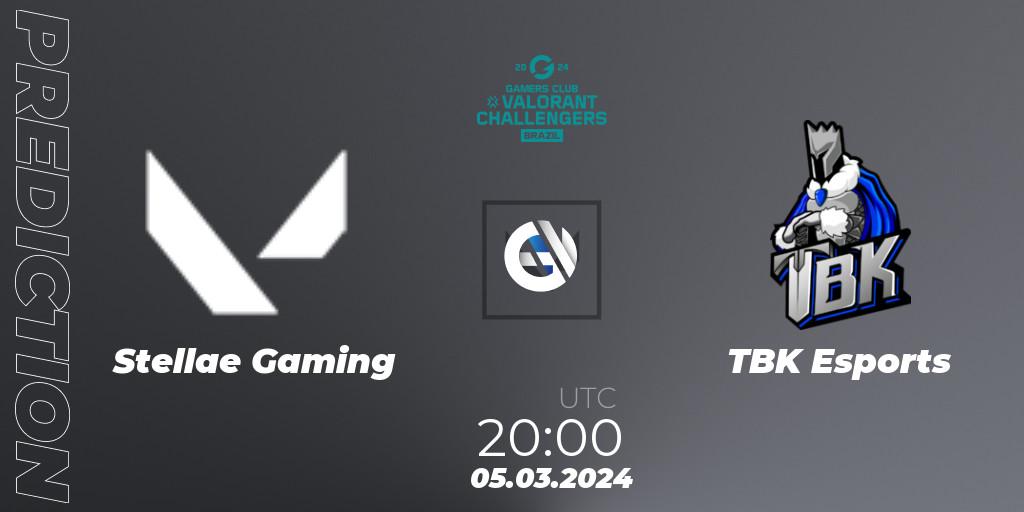 Stellae Gaming - TBK Esports: ennuste. 05.03.2024 at 20:00, VALORANT, VALORANT Challengers Brazil 2024: Split 1