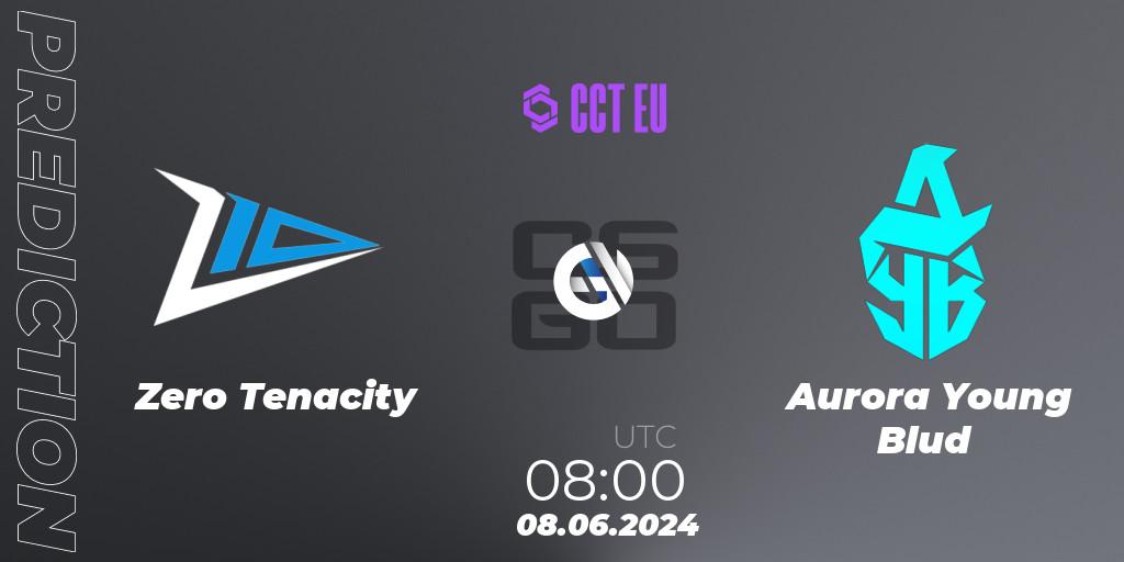 Zero Tenacity - Aurora Young Blud: ennuste. 08.06.2024 at 08:00, Counter-Strike (CS2), CCT Season 2 Europe Series 5