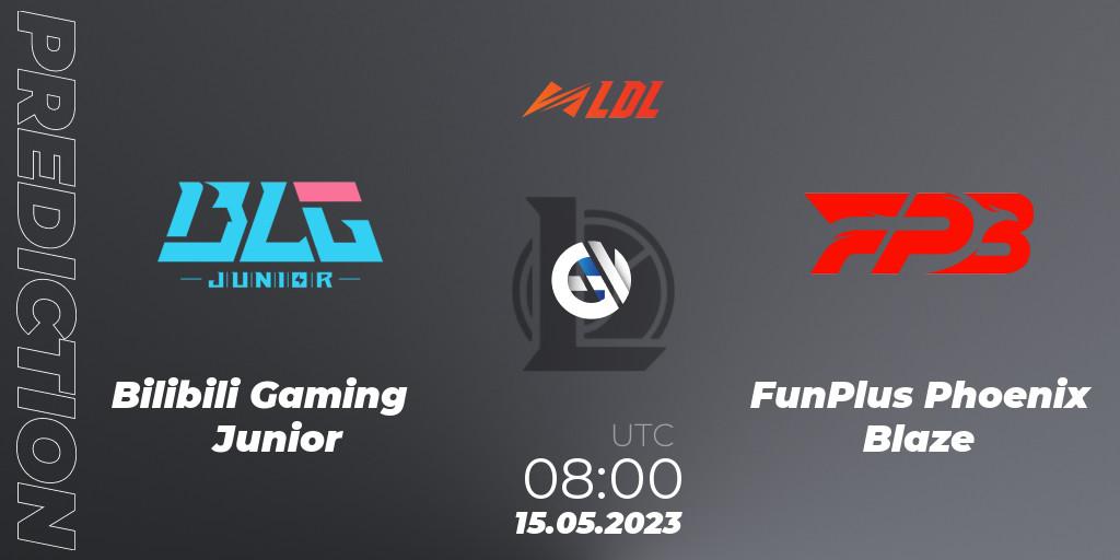 Bilibili Gaming Junior - FunPlus Phoenix Blaze: ennuste. 15.05.2023 at 08:00, LoL, LDL 2023 - Regular Season - Stage 2