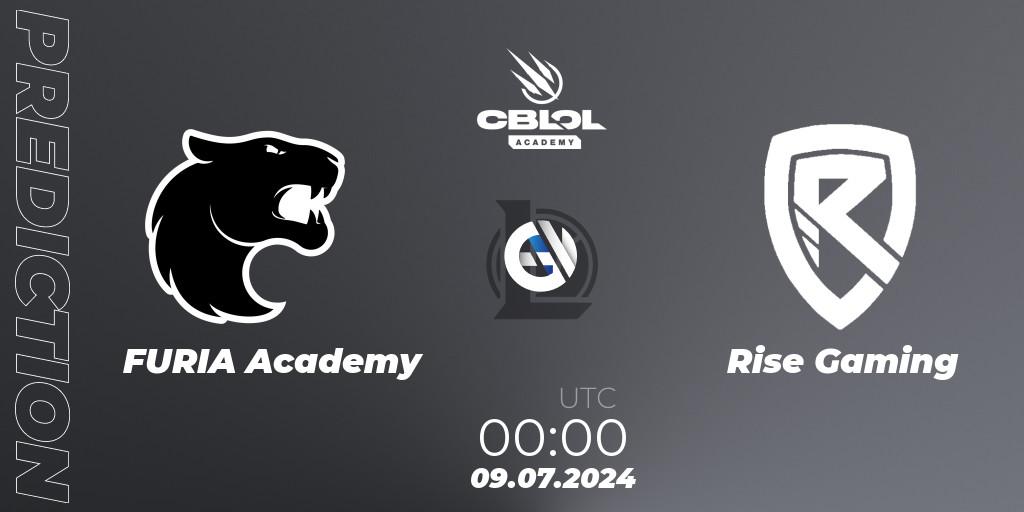 FURIA Academy - Rise Gaming: ennuste. 10.07.2024 at 00:00, LoL, CBLOL Academy 2024