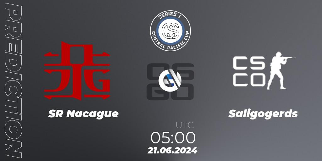 SR Nacague - Saligogerds: ennuste. 21.06.2024 at 09:00, Counter-Strike (CS2), Central Pacific Cup: Series 1