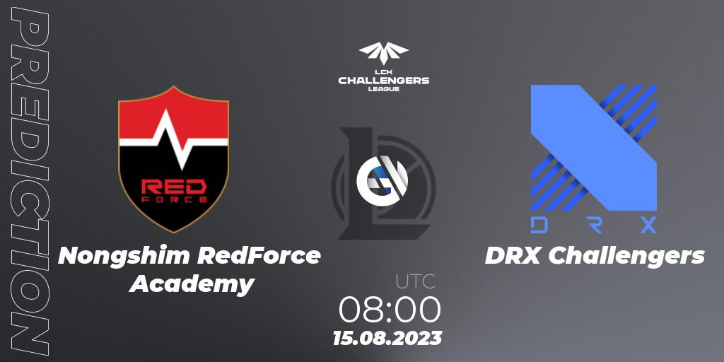 Nongshim RedForce Academy - DRX Challengers: ennuste. 15.08.2023 at 08:00, LoL, LCK Challengers League 2023 Summer - Playoffs