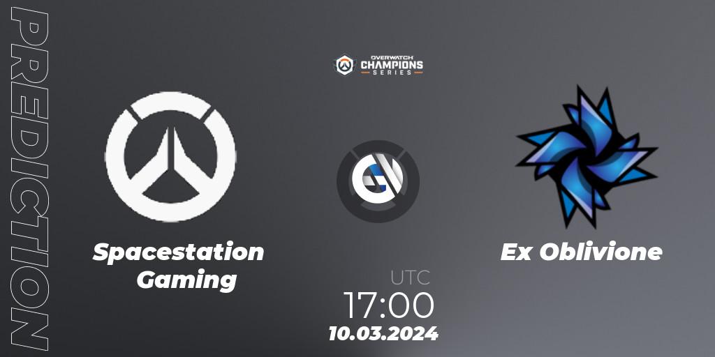 Spacestation Gaming - Ex Oblivione: ennuste. 10.03.2024 at 16:00, Overwatch, Overwatch Champions Series 2024 - EMEA Stage 1 Group Stage