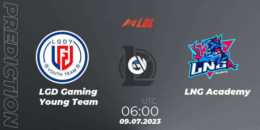 LGD Gaming Young Team - LNG Academy: ennuste. 09.07.2023 at 06:00, LoL, LDL 2023 - Regular Season - Stage 3