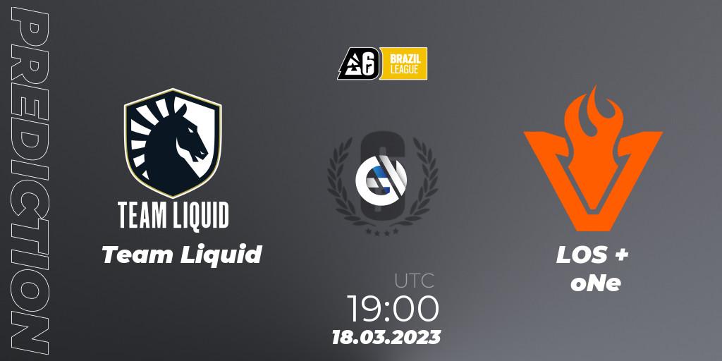 Team Liquid - LOS + oNe: ennuste. 18.03.23, Rainbow Six, Brazil League 2023 - Stage 1