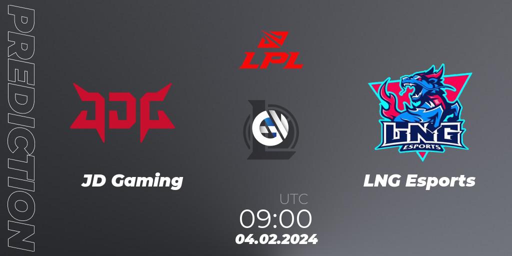 JD Gaming - LNG Esports: ennuste. 04.02.24, LoL, LPL Spring 2024 - Group Stage