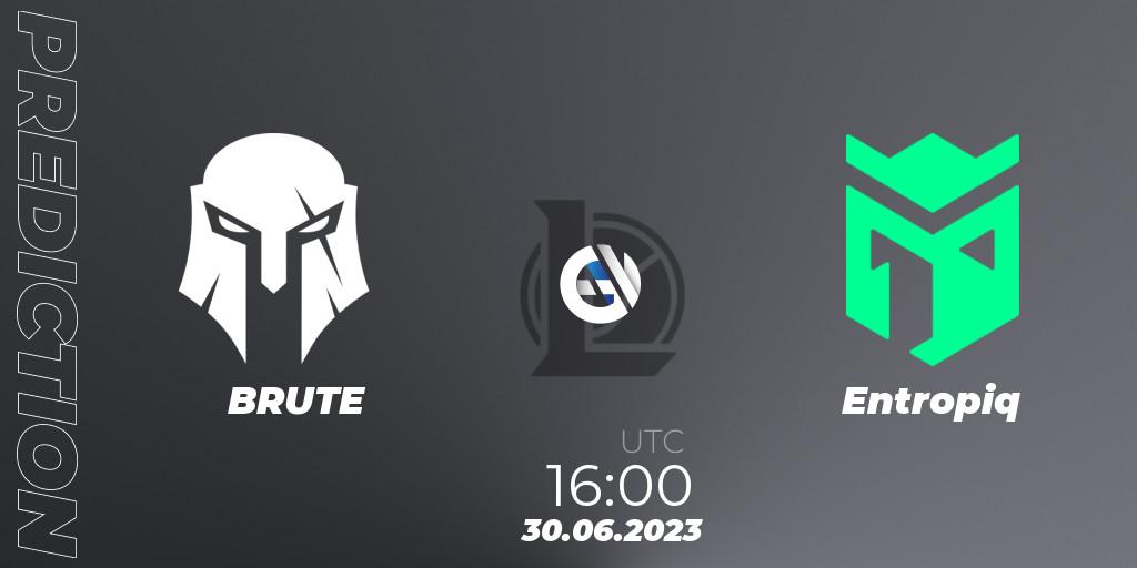 BRUTE - Entropiq: ennuste. 06.06.2023 at 17:00, LoL, Hitpoint Masters Summer 2023 - Group Stage