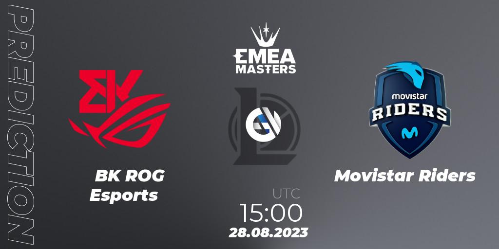 BK ROG Esports - Movistar Riders: ennuste. 28.08.23, LoL, EMEA Masters Summer 2023