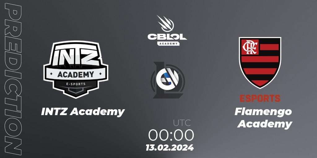 INTZ Academy - Flamengo Academy: ennuste. 13.02.2024 at 01:00, LoL, CBLOL Academy Split 1 2024