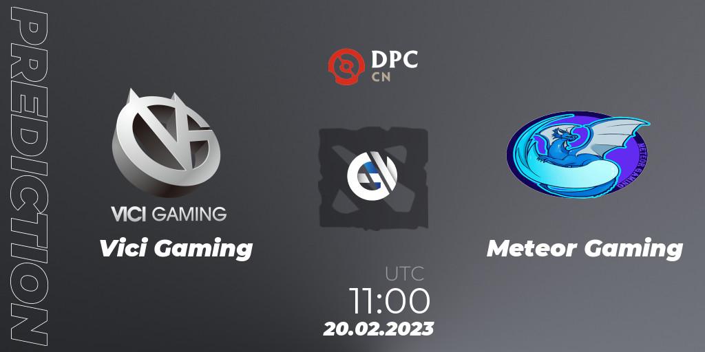 Vici Gaming - Meteor Gaming: ennuste. 20.02.23, Dota 2, DPC 2022/2023 Winter Tour 1: CN Division II (Lower)