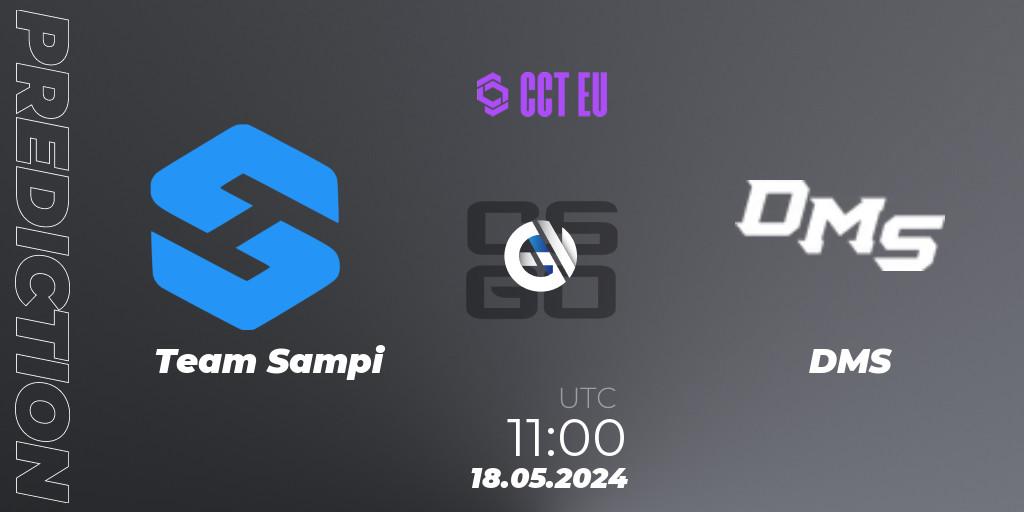 Team Sampi - DMS: ennuste. 18.05.2024 at 11:00, Counter-Strike (CS2), CCT Season 2 European Series #3