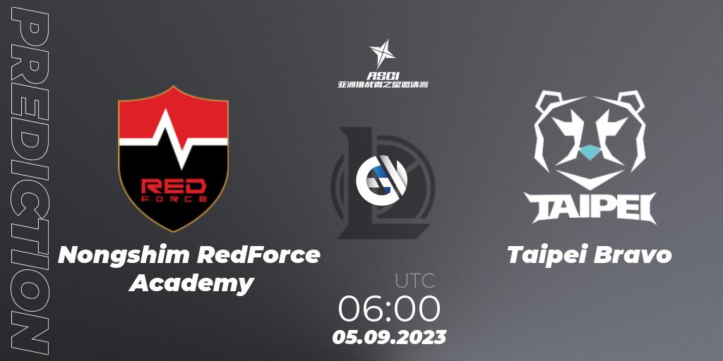 Nongshim RedForce Academy - Taipei Bravo: ennuste. 05.09.2023 at 06:00, LoL, Asia Star Challengers Invitational 2023